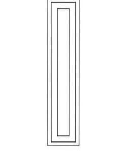 12 1/2" X 50" Wall End Panel
