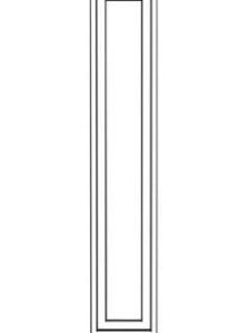 12 1/2" X 91 1/2" Tall End Panel