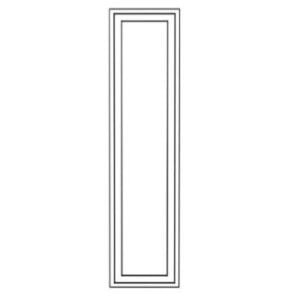 12 1/2" X 79 1/2" Tall End Panel